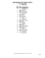 Preview for 6 page of KitchenAid KSSP36QMS01 Parts List