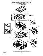 Preview for 9 page of KitchenAid KSSP36QMS01 Parts List