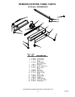 Preview for 8 page of KitchenAid KSSS36MAX05 Parts List