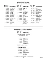 Preview for 22 page of KitchenAid KSSS36MAX05 Parts List