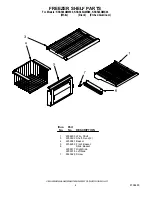 Preview for 4 page of KitchenAid KSSS36QMB00 Parts List