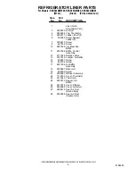 Preview for 6 page of KitchenAid KSSS36QMB00 Parts List