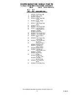 Preview for 10 page of KitchenAid KSSS36QMB00 Parts List