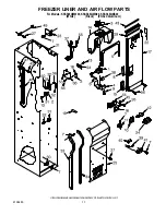 Preview for 11 page of KitchenAid KSSS36QMB00 Parts List