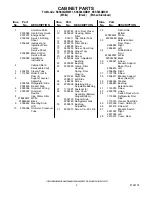 Preview for 2 page of KitchenAid KSSS36QMB01 Parts List