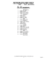 Preview for 6 page of KitchenAid KSSS36QMB01 Parts List