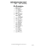 Preview for 10 page of KitchenAid KSSS36QMB01 Parts List