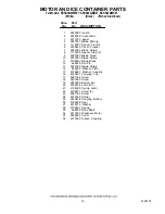 Preview for 14 page of KitchenAid KSSS36QMB01 Parts List