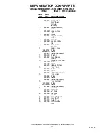 Preview for 16 page of KitchenAid KSSS36QMB01 Parts List