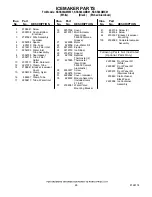 Preview for 26 page of KitchenAid KSSS36QMB01 Parts List