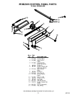 Preview for 10 page of KitchenAid KSSS42DAW03 Parts List