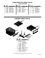 Preview for 12 page of KitchenAid KSSS42DAW03 Parts List