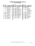 Preview for 18 page of KitchenAid KSSS42DAW03 Parts List