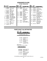 Preview for 26 page of KitchenAid KSSS42DAW03 Parts List