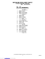 Preview for 6 page of KitchenAid KSSS48FMB01 Parts List