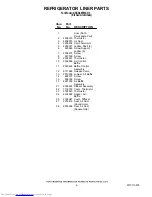 Preview for 6 page of KitchenAid KSSS48FMX03 Parts List