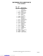 Preview for 6 page of KitchenAid KSSS48MAX03 Parts List