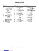 Preview for 2 page of KitchenAid KSSS48MHX00 Parts List