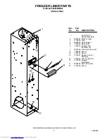 Preview for 4 page of KitchenAid KSSS48MHX00 Parts List