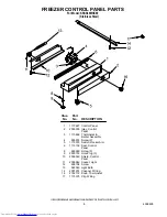 Preview for 8 page of KitchenAid KSSS48MHX00 Parts List