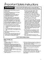 Preview for 3 page of KitchenAid KUDA230Y Use And Care Manual