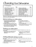 Preview for 5 page of KitchenAid KUDA230Y Use And Care Manual