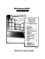 Preview for 1 page of KitchenAid KUDB230Y Use And Care Manual