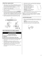 Preview for 17 page of KitchenAid KUDC021R Installation Instructions Manual
