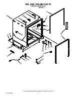 Preview for 7 page of KitchenAid KUDC03FTSS Parts List