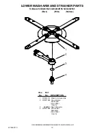 Preview for 13 page of KitchenAid KUDC20CVBL - Kitchen-Aid Dishwasher Parts List