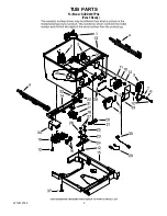 Preview for 2 page of KitchenAid KUDD03STPA - Drawer Dishwasher w/ 6 Cycles Panel Ready Parts List