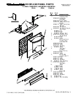 Preview for 1 page of KitchenAid KUDE60FVBL1 Parts List