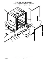 Preview for 5 page of KitchenAid KUDE60FVBL1 Parts List