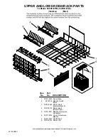 Preview for 6 page of KitchenAid KUDH03DTBL - ARCHITECT II 24" Dishwasher Parts List