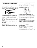 Preview for 14 page of KitchenAid KUDI01DL Use And Care Manual