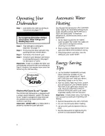 Preview for 6 page of KitchenAid KUDI220T Use And Care Manual