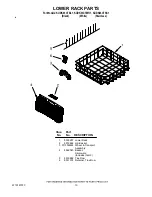 Preview for 13 page of KitchenAid KUDK03CTBL1 Parts List