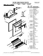 KitchenAid KUDK03CTBL2 Parts List preview