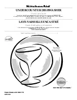 Preview for 1 page of KitchenAid KUDM01FK Use And Care Manual