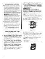Preview for 4 page of KitchenAid KUDS01FLSS User Instructions