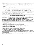 Preview for 10 page of KitchenAid KUDS01FLSS User Instructions