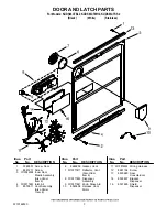 Preview for 3 page of KitchenAid KUDS03CTBL2 Parts List