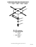 Preview for 4 page of KitchenAid KUDS03FSBL4 Parts List