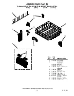 Preview for 14 page of KitchenAid KUDS03FTBL0 Parts List