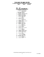 Preview for 8 page of KitchenAid KUDS03STBL2 Parts List