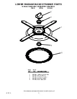 Preview for 5 page of KitchenAid KUDS24SEAL1 Parts List