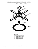 Preview for 5 page of KitchenAid KUDS24SEAL3 Parts List