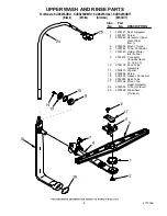 Preview for 8 page of KitchenAid KUDS25SHAL1 Parts List