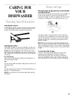 Preview for 19 page of KitchenAid KUDV25SH Use & Care Manual