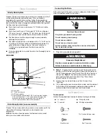 Preview for 6 page of KitchenAid KUIC15NLTS Use And Care Manual